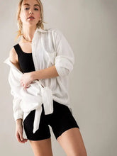 Load image into Gallery viewer, Oversized Linen Shirt