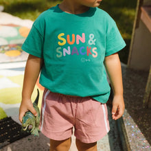 Load image into Gallery viewer, Organic Cotton Tee | Snacks + Sun