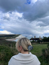 Load image into Gallery viewer, Seashell Claw Clip | Blue