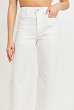 Load image into Gallery viewer, High Rise Utility Wide Leg | Off White
