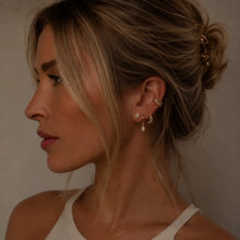 Load image into Gallery viewer, Marquise Cz Drop Huggies