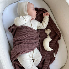 Load image into Gallery viewer, Plush Moon Pacifier Holder | Ivory