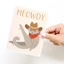 Load image into Gallery viewer, Meowdy Card