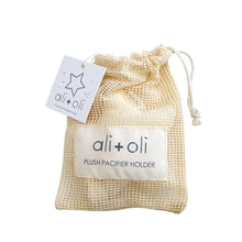 Load image into Gallery viewer, Plush Moon Pacifier Holder | Ivory