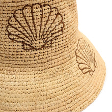 Load image into Gallery viewer, Straw Hat | Seashell