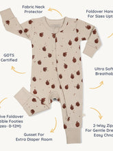Load image into Gallery viewer, Organic 2-Way Zip Romper | Orchard