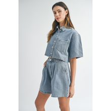 Load image into Gallery viewer, Denim Burmuda Set