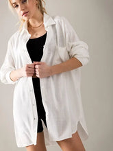 Load image into Gallery viewer, Oversized Linen Shirt