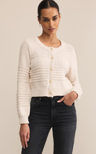 Load image into Gallery viewer, Between the Lines Cardigan | Crystal