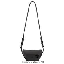 Load image into Gallery viewer, Hannah Recycled Vegan Crossbody Bag | Black