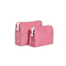 Load image into Gallery viewer, Roadie Pouch | Small | Gingham Red