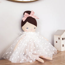 Load image into Gallery viewer, Mia Doll | White Flocked Heart Tulle