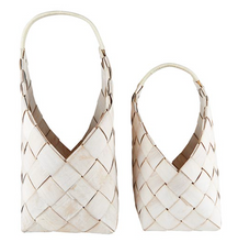 Load image into Gallery viewer, Nested Warm White Baskets | 2 Sizes