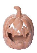 Load image into Gallery viewer, Terracotta Pumpkin Candle Holder | 3 Sizes