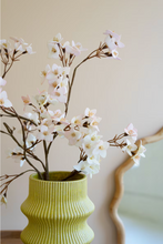 Load image into Gallery viewer, Chartreuse Ceramic Vases | 3 Sizes