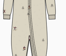 Load image into Gallery viewer, PRE- ORDER | Peyton Zipper Sleeper | Ski Trails