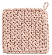 Load image into Gallery viewer, Cotton Crocheted Potholder | 4 Colors