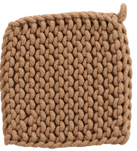 Load image into Gallery viewer, Cotton Crocheted Potholder | 4 Colors