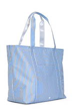 Load image into Gallery viewer, Jumbo Tote | Stripe Chambray