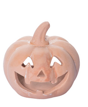 Load image into Gallery viewer, Terracotta Pumpkin Candle Holder | 3 Sizes