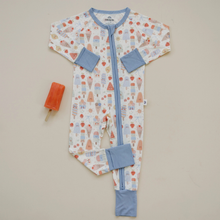 Load image into Gallery viewer, Bamboo Zippy Pajamas | Sweet Summertime