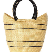Load image into Gallery viewer, Pinstripe Bolga Shopper