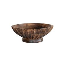 Load image into Gallery viewer, Burnt Finished Wood Bowl