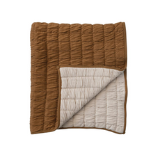 Load image into Gallery viewer, Cotton Quilted Reversible Baby Blanket