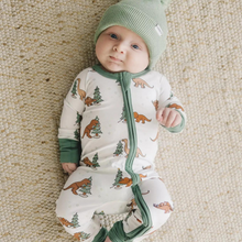 Load image into Gallery viewer, Christmas Tree-Rex Dino Bamboo Zippy Romper