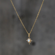 Load image into Gallery viewer, Opal Star Necklace