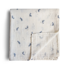 Load image into Gallery viewer, Swaddle Blanket | Whales