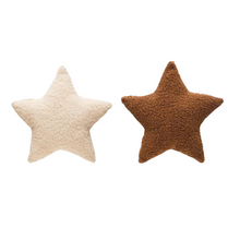 Load image into Gallery viewer, Sherpa Star Pillow | 2 Colors