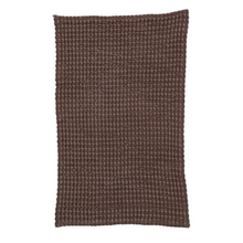 Load image into Gallery viewer, Stonewashed Waffle Tea Towel | Aubergine