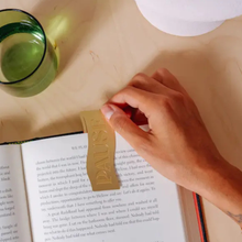 Load image into Gallery viewer, Brass Bookmark | Pause
