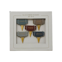 Load image into Gallery viewer, Billie Cheese Markers | Set of 5