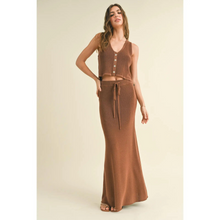 Load image into Gallery viewer, Karlee Vest + Maxi Skirt | Coco