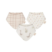 Load image into Gallery viewer, Charlie 3 Piece Bib Set | Farmhouse Goose