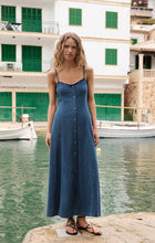 Load image into Gallery viewer, Midi Denim Dress
