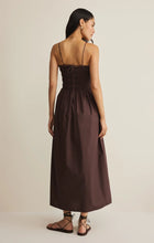 Load image into Gallery viewer, Cornelia Poplin Maxi Dress | Chocolate Cherry