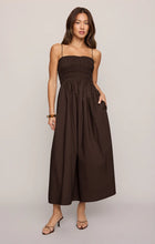 Load image into Gallery viewer, Cornelia Poplin Maxi Dress | Chocolate Cherry