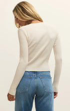 Load image into Gallery viewer, Patrice Rib Cardigan | Cloud