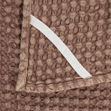 Load image into Gallery viewer, Stonewashed Waffle Tea Towel | Aubergine