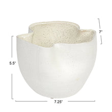 Load image into Gallery viewer, Stoneware Ruffled Planter