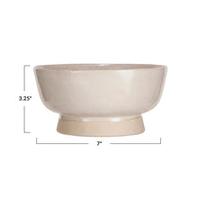 Load image into Gallery viewer, Stoneware Footed Bowl | 2 Sizes