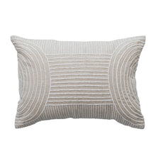 Load image into Gallery viewer, Embroidered Lumbar Pillow