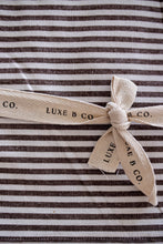 Load image into Gallery viewer, Stripe Ruffle Dish Towels | Brown | Set of 2