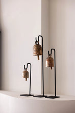 Load image into Gallery viewer, Vintage Iron Bell Stands | Set of 3