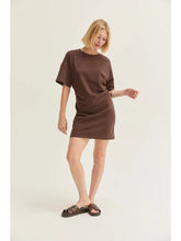 Load image into Gallery viewer, Erin T-Shirt Mini Dress | Brown