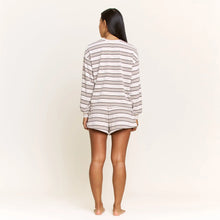 Load image into Gallery viewer, Cozy Era Pajama Set | Coffee Stripe