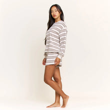Load image into Gallery viewer, Cozy Era Pajama Set | Coffee Stripe